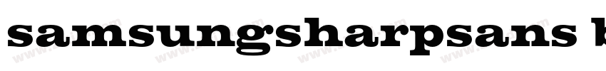 samsungsharpsans bol字体转换